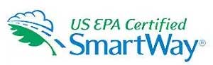 US EPA Certified SmartWay green and blue logo